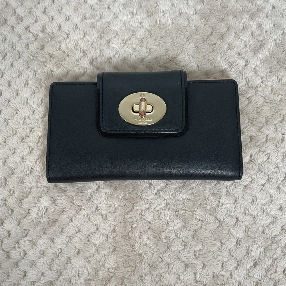Kate Spade Black Leather Wallet